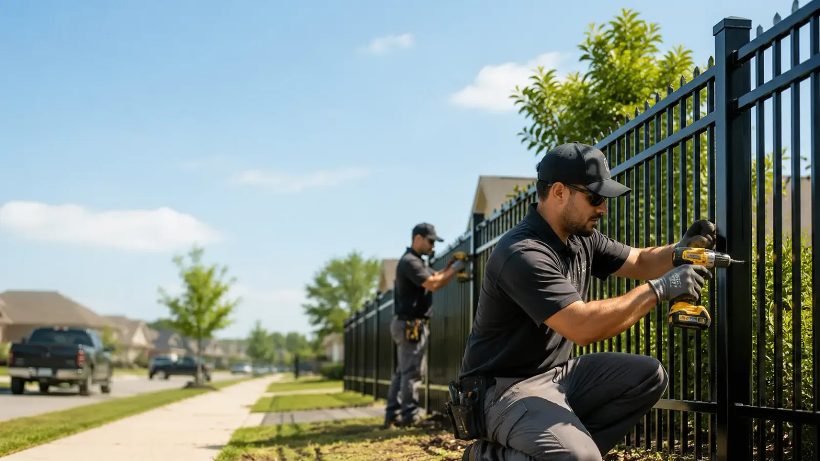 Metal Fence Installation in Swansea, MA